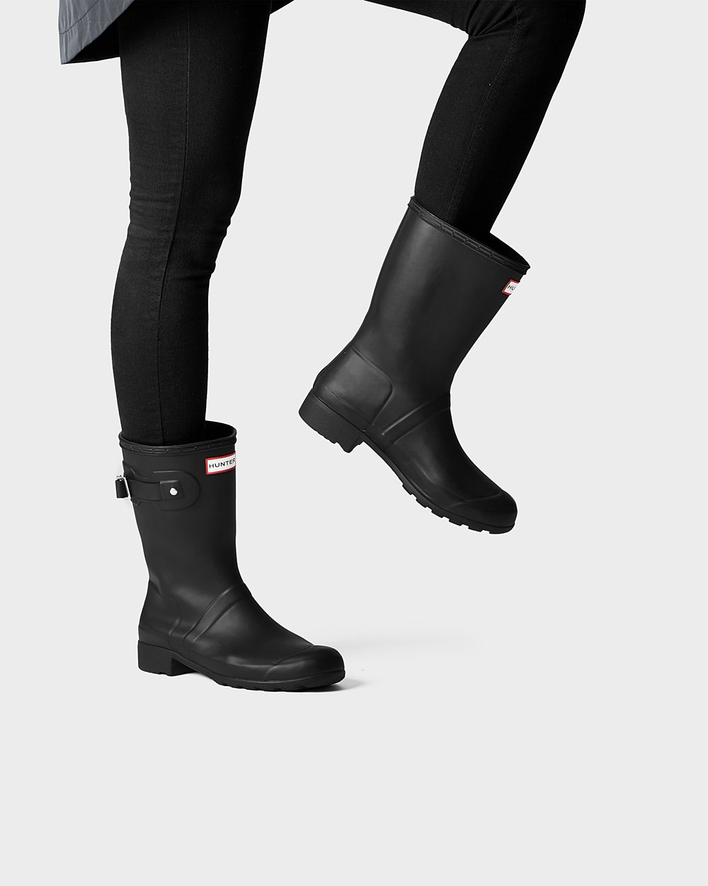 Hunter Mujer Original Tour Foldable - Botas de Lluvia Negras - 097-ABWPIM